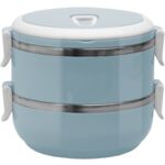 Termos obiadowy 2 komory Bento niebieski