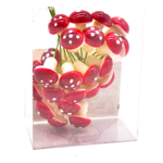 Dekoracja grzybki na druciku