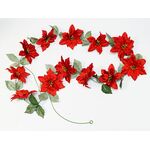 Girlanda z poinsecji 150 cm