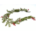 Girlanda z szyszkami i jarzębiną 155 cm