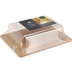 Kopuła serowa 26 x 20 x 7,1 cm podstawa z bambusa