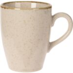 Kubek porcelanowy 350 ml 10,7 x 8 cm beżowy