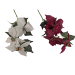 Gałązka poinsecji 3 kwiaty 87 cm mix