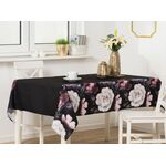 Obrus LUCIA 140 x 180 cm czarny