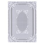 Obrus żakardowy ATRIA 110 x 150 cm biały