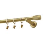 Karnisz pojedynczy Hex 19 mm złoty 200 cm