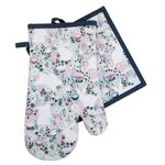 Łapka + rękawica Easter Joy Set kuchenny zielony