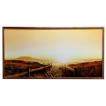 Fotografia - rama brązowa 50 x 100 cm