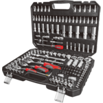 Zestaw nasadek i końcówek 1/4" 3/8" 1/2" 150 sztuk CRV PROLINE
