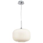 Lampa wisząca 1-płomienna Premio E27 nikiel mat