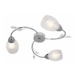 Plafon Plato 3-płomienny chrom