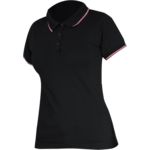 Koszulka polo damska 190g/m2 czarna "L" CE LAHTI PRO