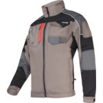 Bluza khaki-czarny ze wstawkami ze stretchu "L" CE LAHTI PRO