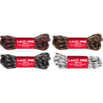 Sznurowadła okrągłe szaro-czarne L904042P 120 cm LAHTI PRO
