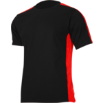 Koszulka t-shirt 180g/m2 czarno-czerwona "3XL" CE LAHTI PRO