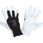 Rękawice ze skóry koziej czarne L271608P "8" CE LAHTI PRO