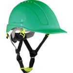 Hełm przemysłowy ochronny wentylowany zielony kat. II CE LAHTI PRO