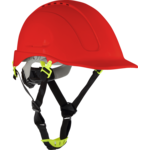 Hełm przemysłowy ochronny wentylowany czerwony kat. II CE LAHTI PRO