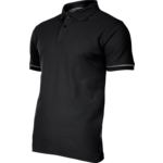 Koszulka polo 220g/m2 czarna "3XL" CE LAHTI PRO