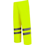 Spodnie ostrzegawcze przeciwdeszczowe żółte "L" CE LAHTI PRO