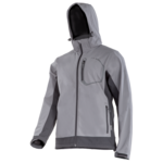 Kurtka softshell z kapturem szara rozm. S CE LAHTI PRO