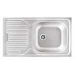 Zlew stalowy Kvadra Miló len