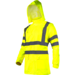 Kurtka ostrzegawcza przeciwdeszczowa żółta "M" CE LAHTI PRO