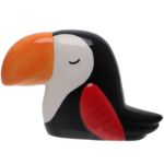 Skarbonka Tukan czerwony/czarny