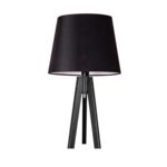 Lampka stołowa B-WENGE + stożek czarny