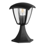Lampa zewnętrzna IGMA stojąca niska E27 IP44 czarna