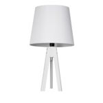 Lampka stołowa B-BIAŁA + stożek biały