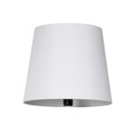 Abażur AB-stożek mały biały biurko