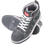 Trzewiki zamszowe szaro-czerwone SB FO SRA 41 CE LAHTI PRO