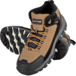 Trzewiki bez podnoska nubukowe beżowo-czarne O2 SRA 44 CE LAHTI PRO