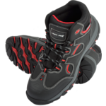 Trzewiki nubukowe czarno-czerwone S3 SRA 39 CE LAHTI PRO