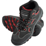 Trzewiki nubukowe czarno-czerwone S3 SRA 42 CE LAHTI PRO