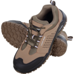 Półbuty nubukowe z otworami beżowo-czarne S1 SRA 39 CE LAHTI PRO