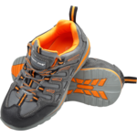 Półbuty bez podnoska zamsz szaro-pomarańczowe OB FO SRA 41 CE LAHTI PRO