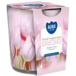 Świeca zapachowa w szkle SN72s Kwiatowa radość Bispol