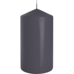 Świeca walec 80/150 szara Bispol
