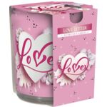 Świeca zapachowa w szkle SN72s List miłosny Bispol