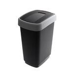 Kosz Flip 50 l czarno-szary