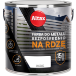 Farba do metalu 2,5 l biały półmat Altax