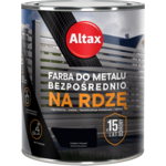 Farba do metalu 750 ml czarny półmat Altax