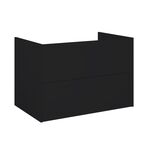 Szafka MARTI 80 2S czarny mat