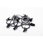 Fusion kółko cich+żabka czarny 10szt SP