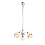 Lampa wisząca 3-płomienna Loris chrom