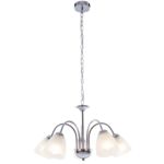 Lampa wisząca 5-płomienna Larisa chrom