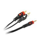 Kabel 3,0 m jack 3,5 wtyk - 2xRCA wtyk LB0023 LIBOX