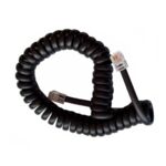 Kabel telefoniczny 2 mb słuchawka czarny TEL0032A-2,1